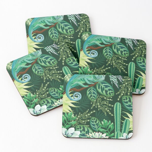 Item preview, Jungle Chamaleon illustration designed and sold by elinasanda.