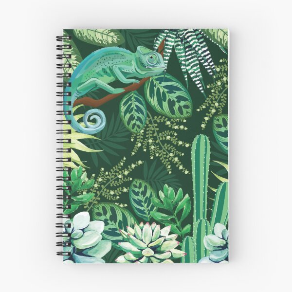Item preview, Jungle Chamaleon illustration designed and sold by elinasanda.