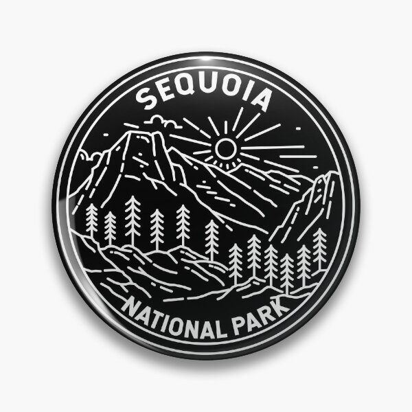Item preview, Sequoia National Park California Monoline designed and sold by KrisSidDesigns.