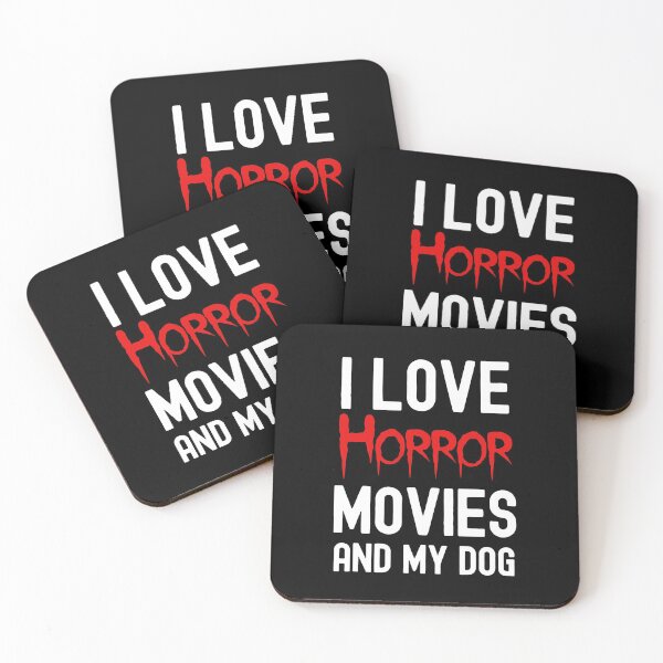 Item preview, Horror Movies And My Dog, Horror Movie Obsessed designed and sold by SportyDogShop.