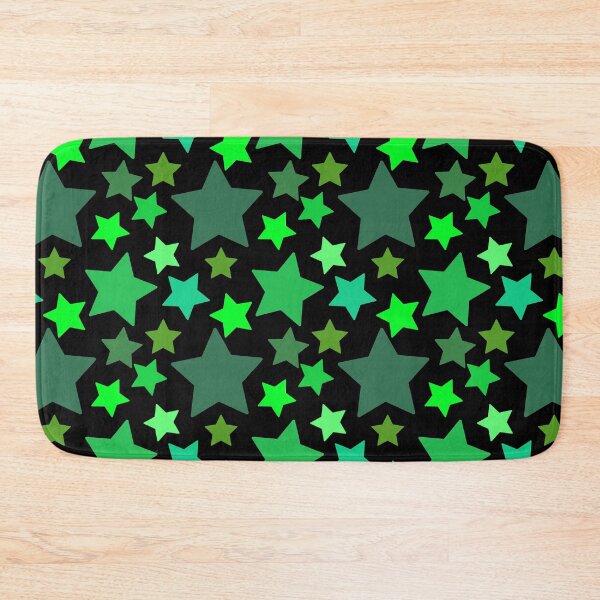 Item preview, shades of green star pattern - pattern designed and sold by Jessi-Sketches.