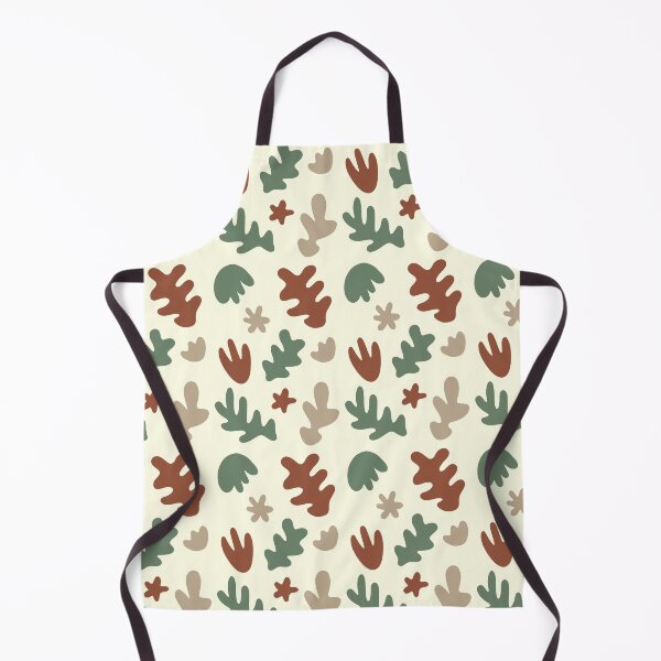 Item preview, Cut Out Shapes Pattern (burnt orange/sage green) designed and sold by Design Minds Boutique.
