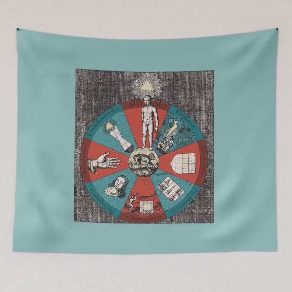 Item preview, Alchemic Illustration, Vintage Fludd Esoteric mandala art designed and sold by IsisOsiris.