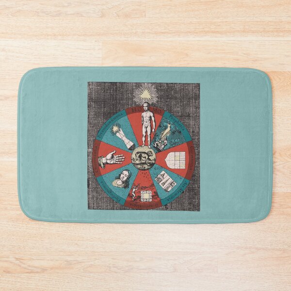 Item preview, Alchemic Illustration, Vintage Fludd Esoteric mandala art designed and sold by IsisOsiris.