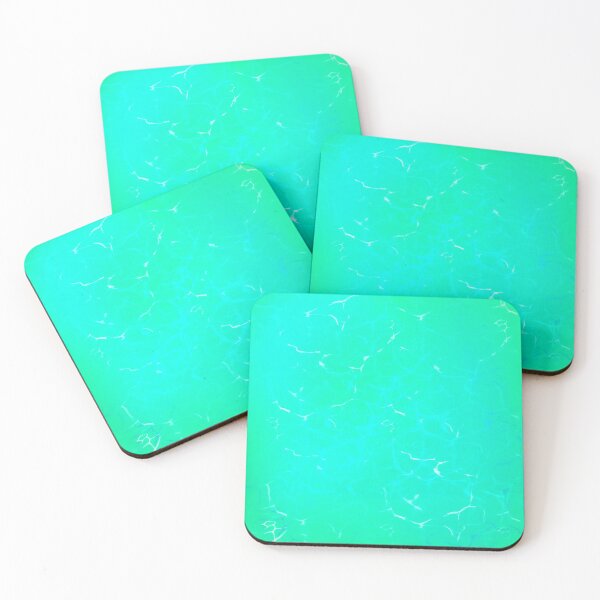 Item preview, Turquoise Ocean Water Reflection Pattern designed and sold by BioLushGraphics.