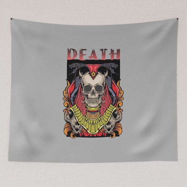Item preview, Halloween Death Skull Tattoo Art designed and sold by PodiShawna.