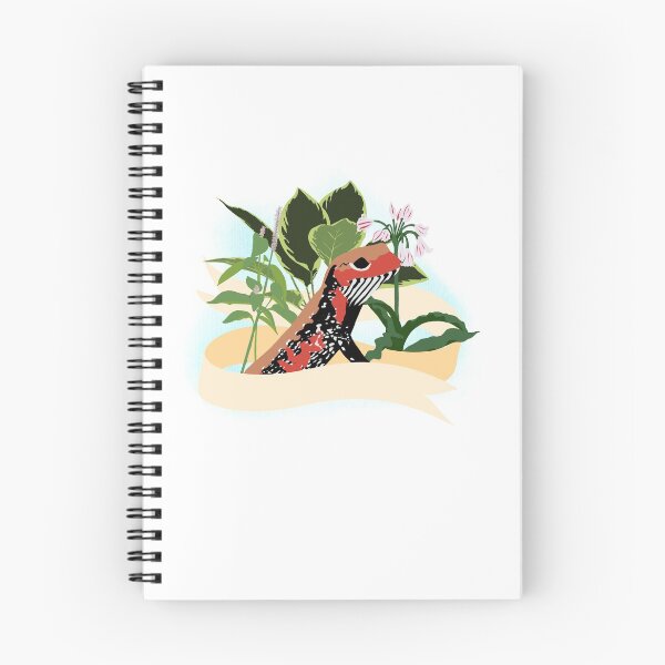 Item preview, Fire skink and flowers designed and sold by clydeball.