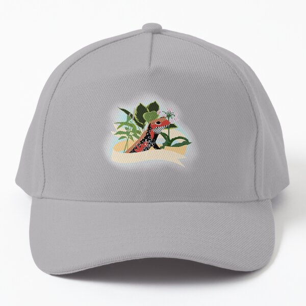 Fire skink and flowers Baseball Cap