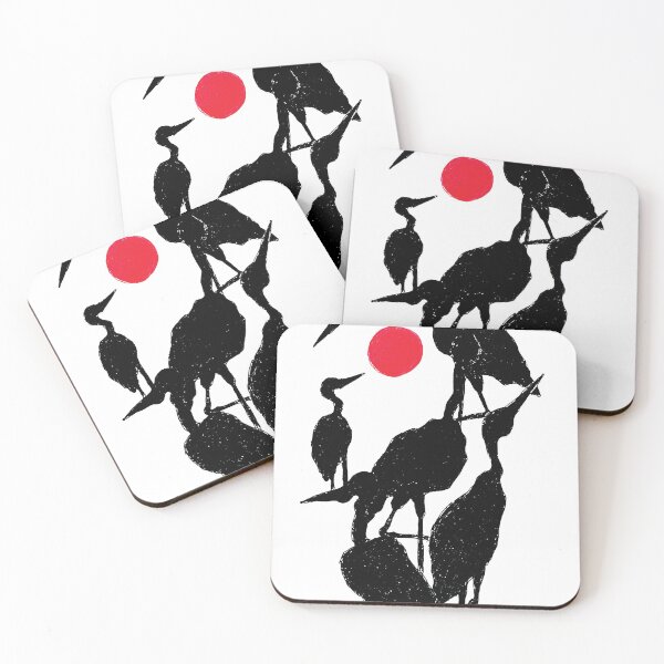Item preview, herons and red sun designed and sold by Seth Bond Perry.