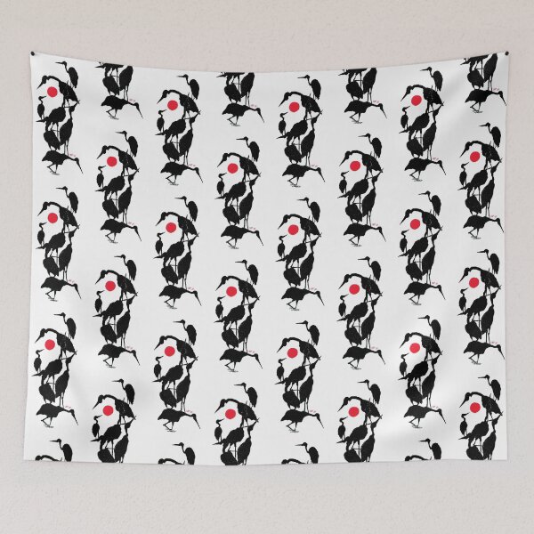 Item preview, herons and red sun designed and sold by Seth Bond Perry.