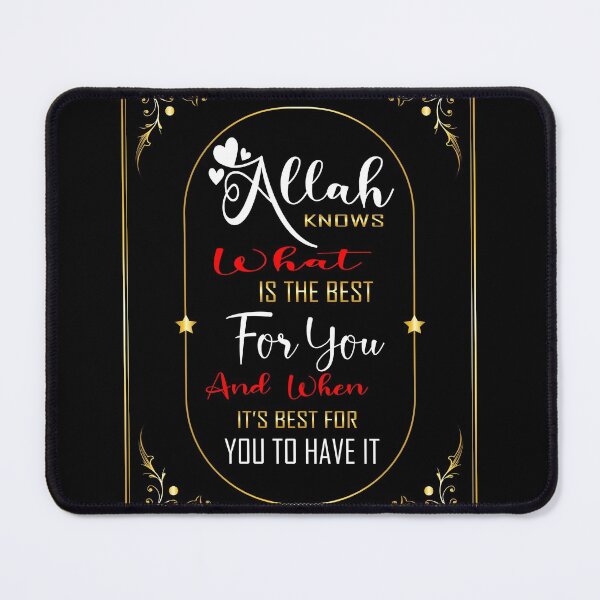 Item preview, Quotes islamic Allah knows what is the best for you designed and sold by ZieProject.
