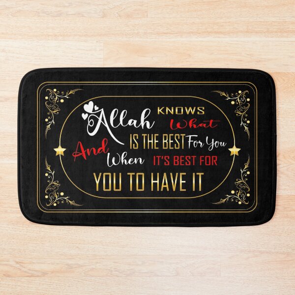 Item preview, Quotes islamic Allah knows what is the best for you designed and sold by ZieProject.