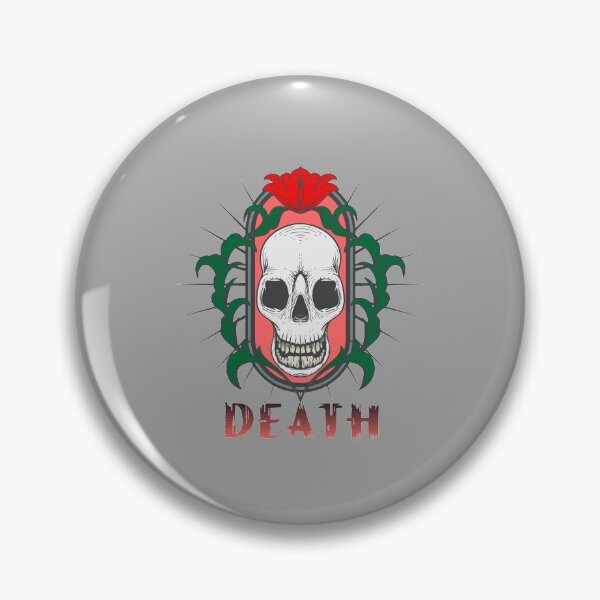 Item preview, Halloween Death Skull Floral Art designed and sold by PodiShawna.