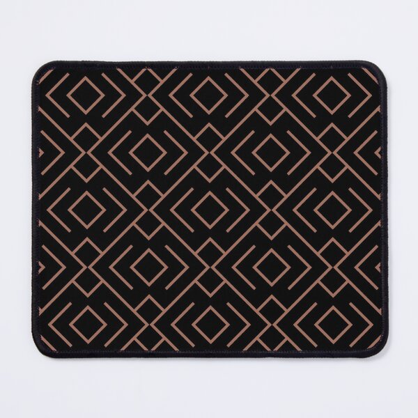 Item preview, Clay Brown and Black Shape Mosaic Pattern 4 Coordinates w/ Behr Popular Color 2022 Perfect Penny S180-6 designed and sold by ColorOfTheYears.