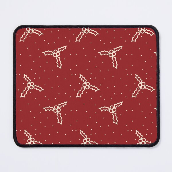 Item preview, Simple Christmas Retro Holly Snowflake Pattern Vintage Holiday Tradition Minimalist Aesthetic designed and sold by retroyule.