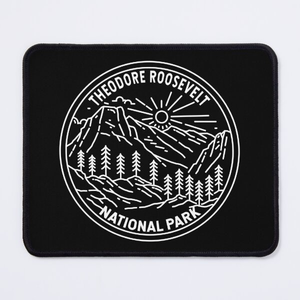Item preview, Theodore Roosevelt National Park North Dakota Monoline designed and sold by KrisSidDesigns.