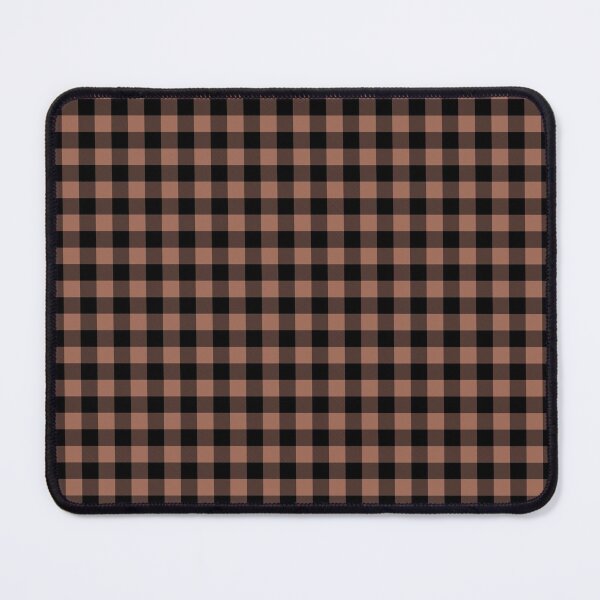 Item preview, Clay Brown and Black Buffalo Plaid Pattern Coordinates w/ Behr Popular Color 2022 Perfect Penny S180-6 designed and sold by ColorOfTheYears.
