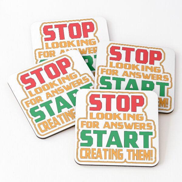 Item preview, Stop Looking For Answers, Start Creating Them! Motivation designed and sold by Harlake.