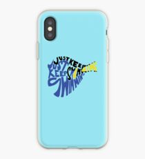 Just Keep Swimming iPhone Case
