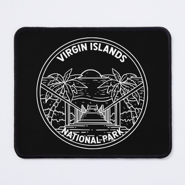 Item preview, Virgin Islands National Park Monoline designed and sold by KrisSidDesigns.