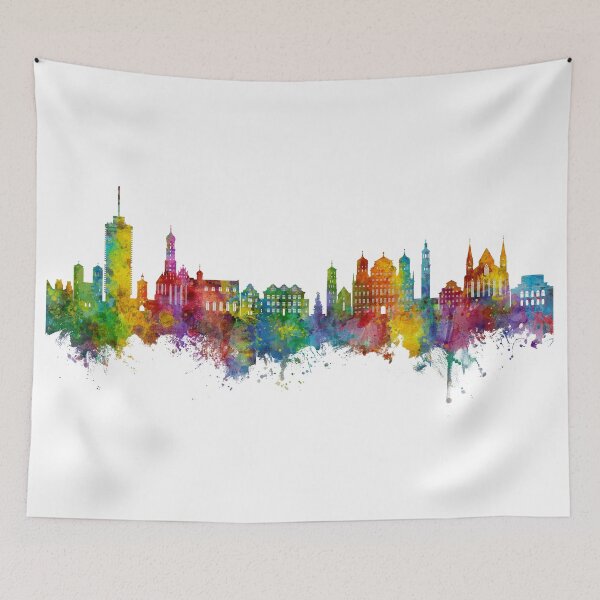 Item preview, Augsburg Germany Skyline designed and sold by ArtPrints.