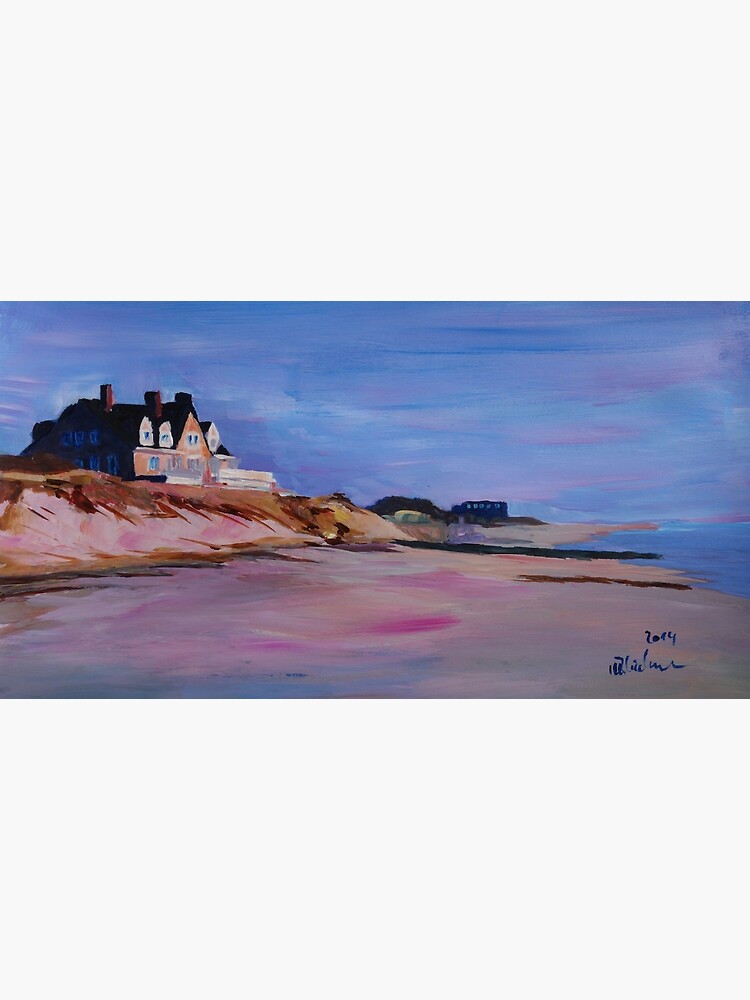 "Long Island Beach Scene Hamptons South Fork Beach Walk with House I