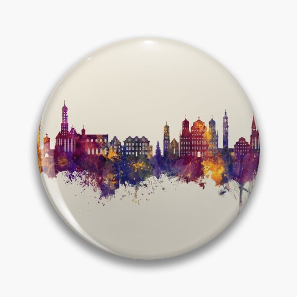 Item preview, Augsburg Germany Skyline designed and sold by ArtPrints.