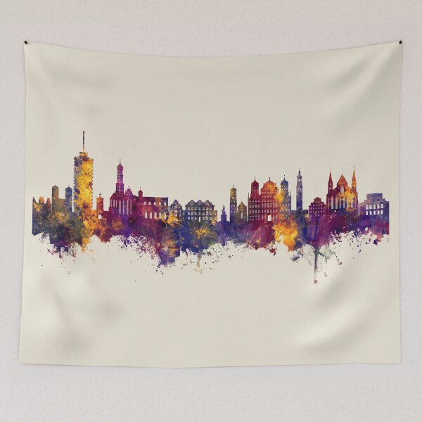 Item preview, Augsburg Germany Skyline designed and sold by ArtPrints.