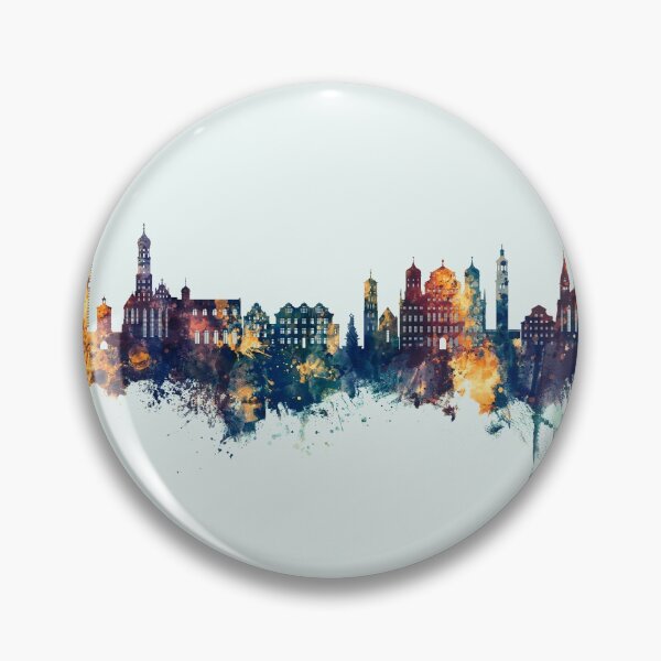 Item preview, Augsburg Germany Skyline designed and sold by ArtPrints.