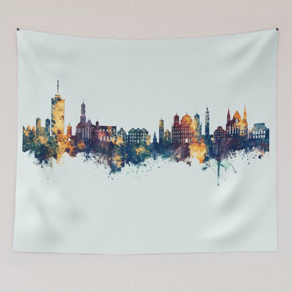 Item preview, Augsburg Germany Skyline designed and sold by ArtPrints.