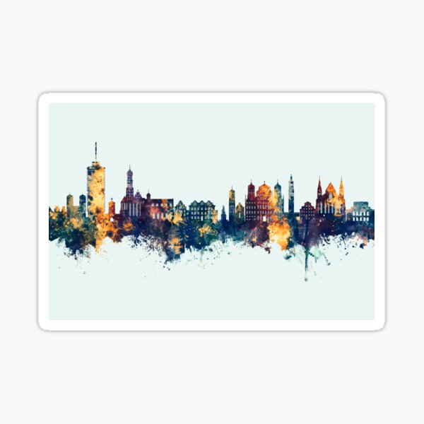 Artikel-Vorschau von Augsburg Germany Skyline, designt und verkauft von MICHAEL TOMPSETT.