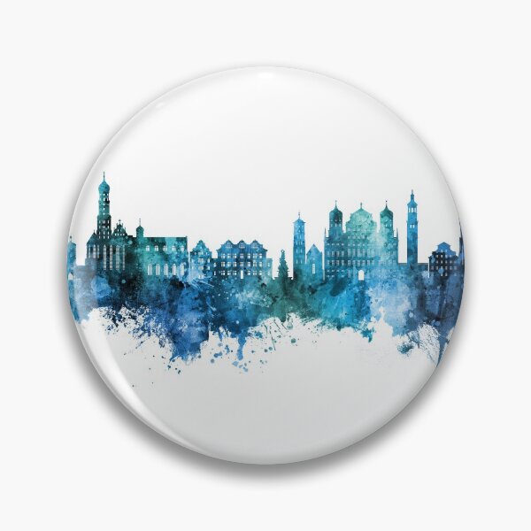 Item preview, Augsburg Germany Skyline designed and sold by ArtPrints.