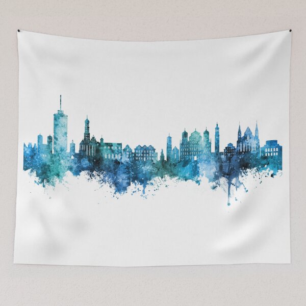 Item preview, Augsburg Germany Skyline designed and sold by ArtPrints.