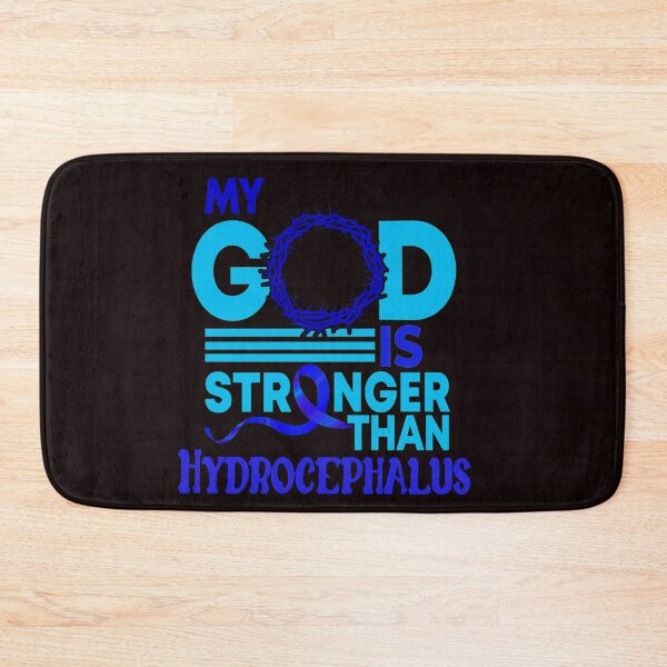 Item preview, My god is stronger than hydrocephalus - hydrocephalus awareness month  designed and sold by Designs Of all kinds.
