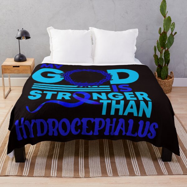 Item preview, My god is stronger than hydrocephalus - hydrocephalus awareness month designed and sold by Designs Of all kinds.