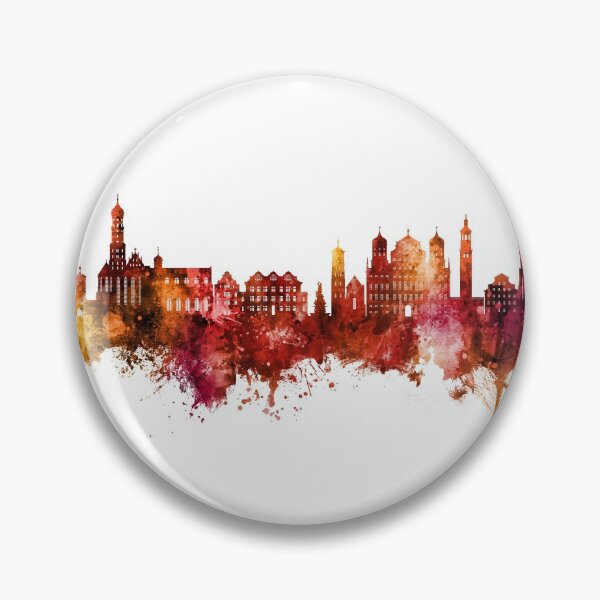 Item preview, Augsburg Germany Skyline designed and sold by ArtPrints.