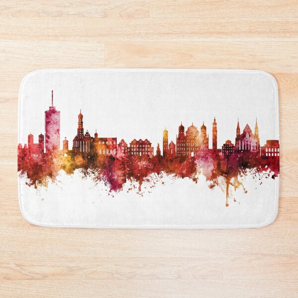Item preview, Augsburg Germany Skyline designed and sold by ArtPrints.