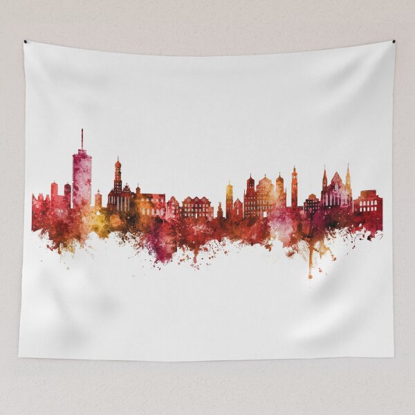 Item preview, Augsburg Germany Skyline designed and sold by ArtPrints.