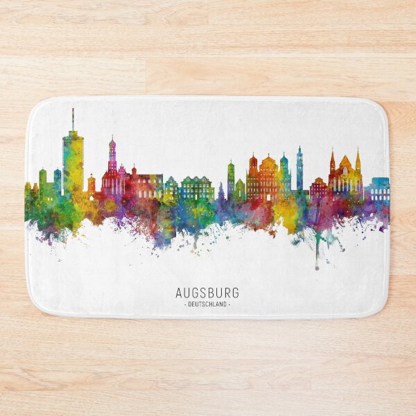 Item preview, Augsburg Germany Skyline designed and sold by ArtPrints.