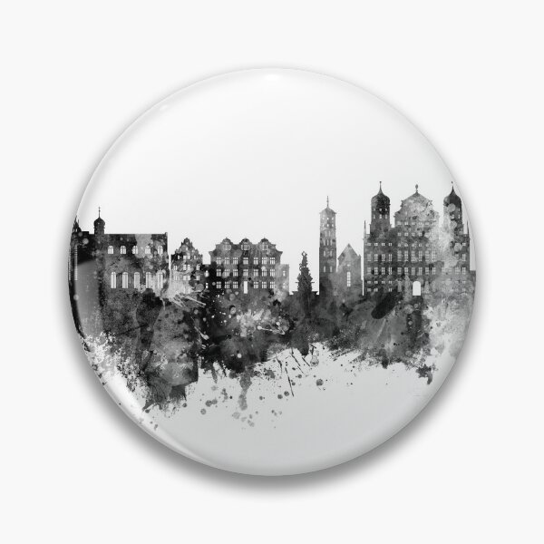 Item preview, Augsburg Germany Skyline designed and sold by ArtPrints.