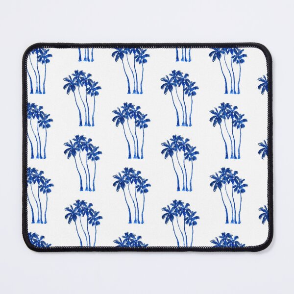 Item preview, Indigo Blue Palm Trees designed and sold by LIMEZINNIASDES.