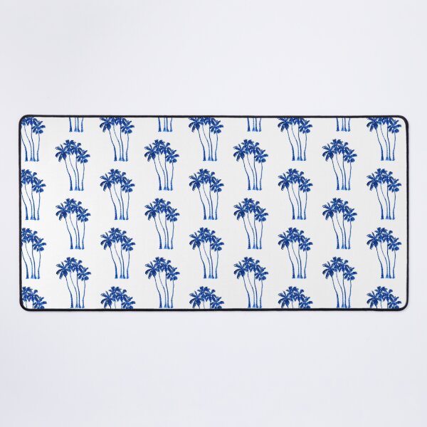 Item preview, Indigo Blue Palm Trees designed and sold by LIMEZINNIASDES.