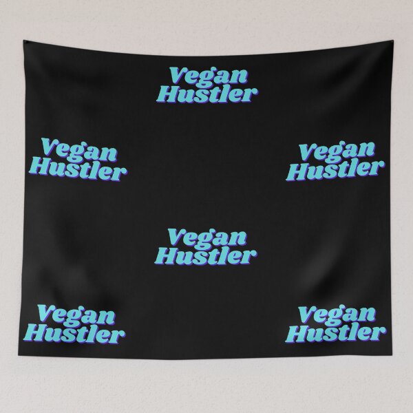 Item preview, Vegan Hustle Retro Turquoise Edition designed and sold by Vegginitup.