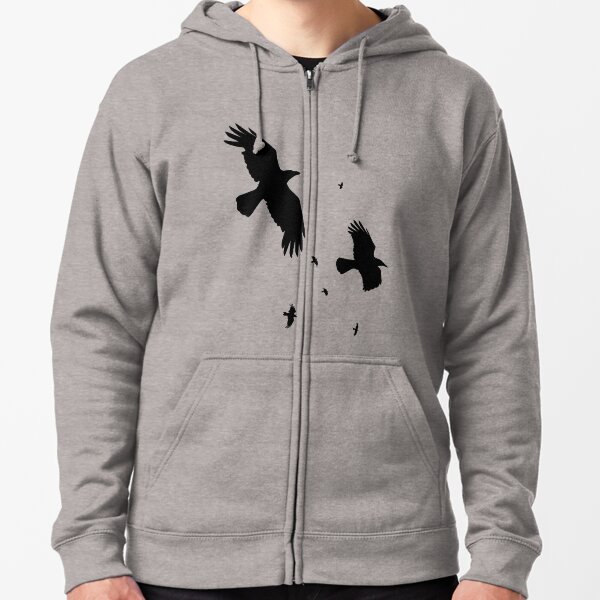Item preview, Crows or Ravens In Flight Minimalist Silhouette designed and sold by taiche.