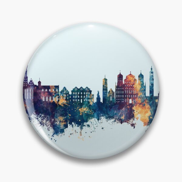 Item preview, Augsburg Germany Skyline designed and sold by ArtPrints.