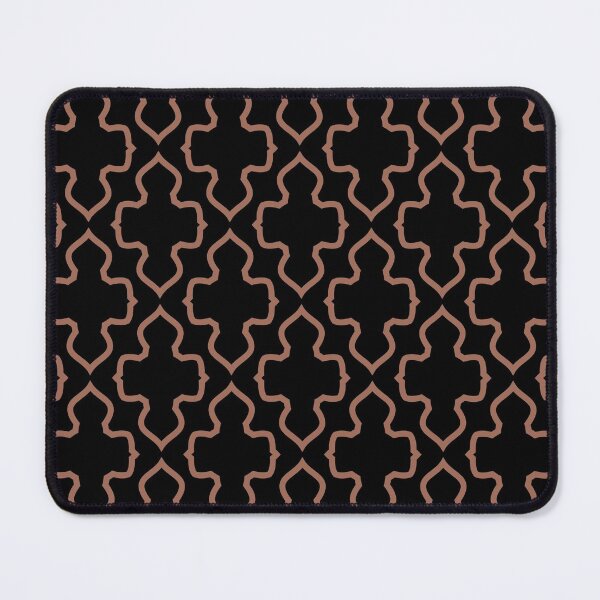 Item preview, Clay Brown and Black Ornamental Shape Pattern Coordinates w/ Behr Popular Color 2022 Perfect Penny S180-6 designed and sold by ColorOfTheYears.