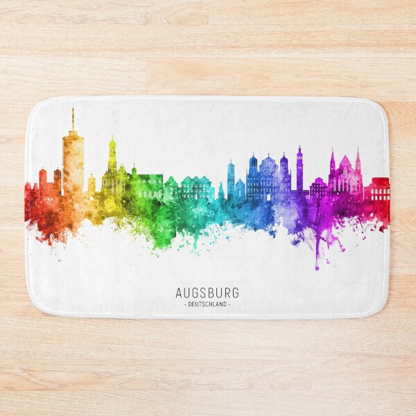 Item preview, Augsburg Germany Skyline designed and sold by ArtPrints.