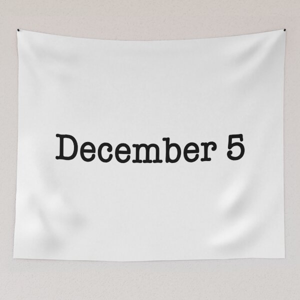 Item preview, December 5 designed and sold by ellebackup.