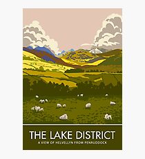 The Lake District, Helvellyn from Penruddock Photographic Print