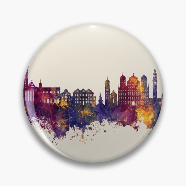 Item preview, Augsburg Germany Skyline designed and sold by ArtPrints.